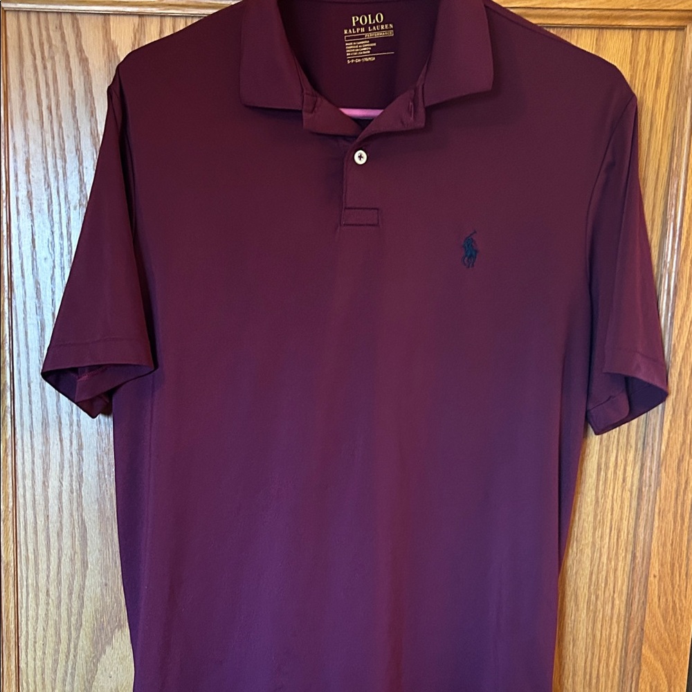 Polo by Ralph Lauren Men's Burgundy Polo Shirt